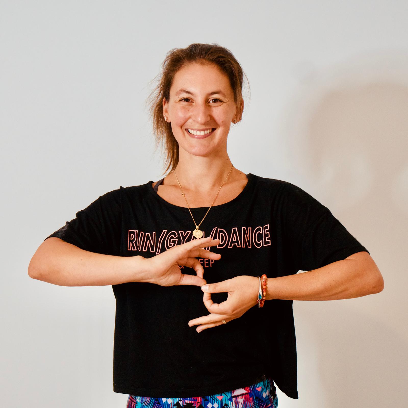 Professeure de yoga Nathalie